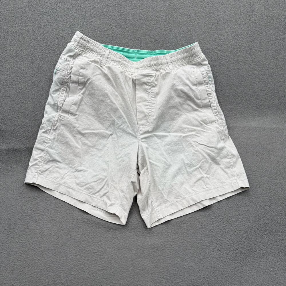 Men's White Casual Shorts